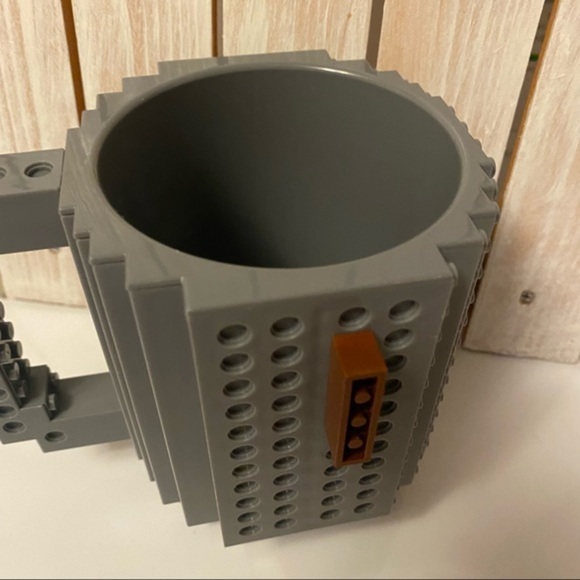 Gray Building Bricks Mug Coffee Cup - Picture 6 of 10